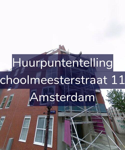 Foto gevel Huurpuntentelling voor Schoolmeesterstraat 116, Amsterdam