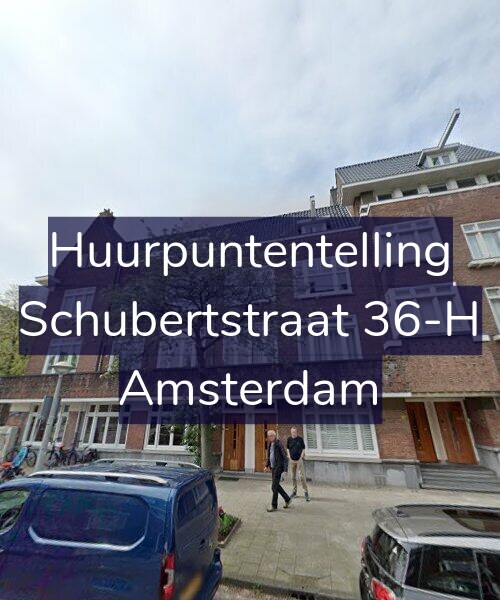 Foto gevel Huurpuntentelling voor Schubertstraat 36-H, Amsterdam