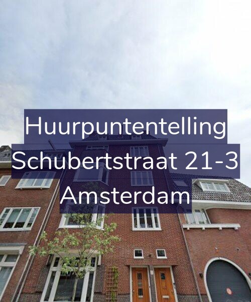 Foto gevel Huurpuntentelling voor Schubertstraat 21-3, Amsterdam