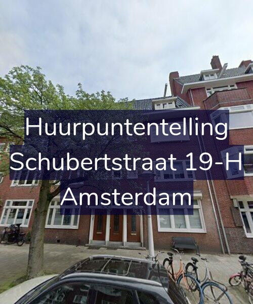Foto gevel Huurpuntentelling voor Schubertstraat 19-H, Amsterdam