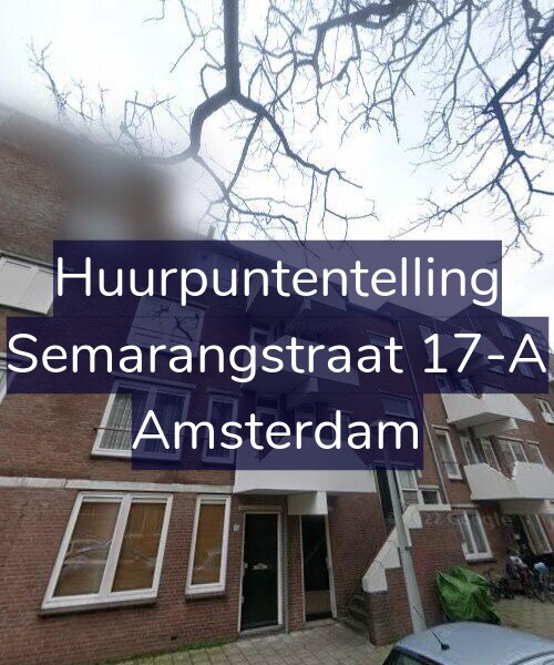 Foto gevel Huurpuntentelling voor Semarangstraat 17-A, Amsterdam