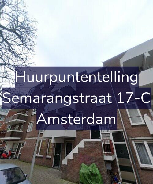 Foto gevel Huurpuntentelling voor Semarangstraat 17-C, Amsterdam