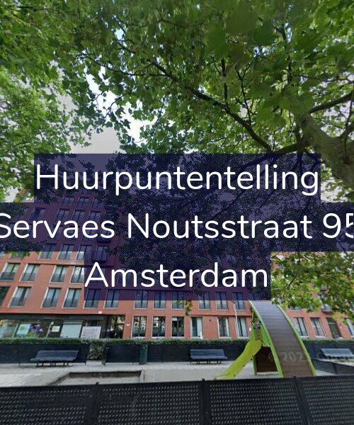 Foto gevel Huurpuntentelling voor Servaes Noutsstraat 95, Amsterdam