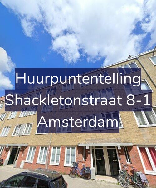 Foto gevel Huurpuntentelling voor Shackletonstraat 8-1, Amsterdam