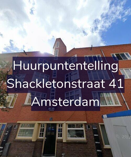 Foto gevel Huurpuntentelling voor Shackletonstraat 41, Amsterdam