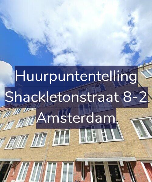 Foto gevel Huurpuntentelling voor Shackletonstraat 8-2, Amsterdam
