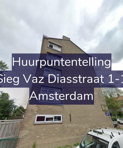 Foto gevel Huurpuntentelling voor Sieg Vaz Diasstraat 1-1, Amsterdam