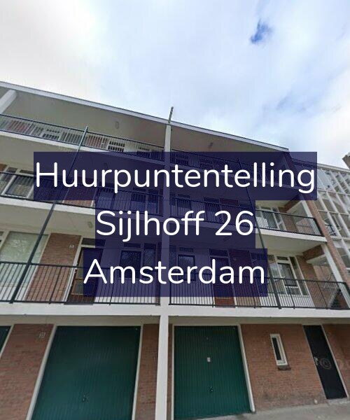 Foto gevel Huurpuntentelling voor Sijlhoff 26, Amsterdam