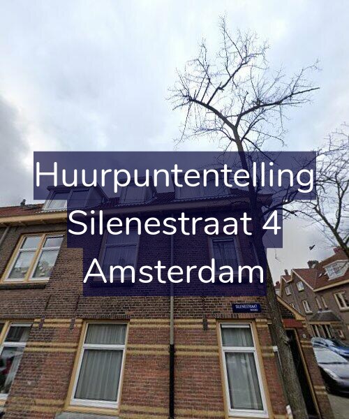 Foto gevel Huurpuntentelling voor Silenestraat 4, Amsterdam