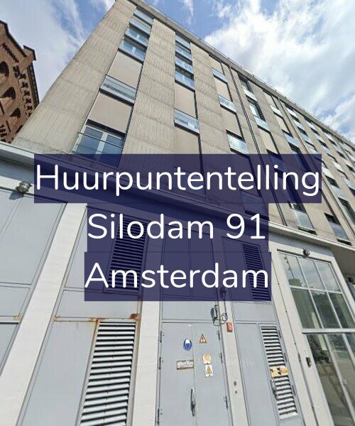 Foto gevel Huurpuntentelling voor Silodam 91, Amsterdam