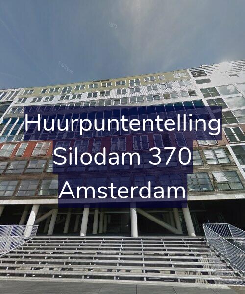 Foto gevel Huurpuntentelling voor Silodam 370, Amsterdam