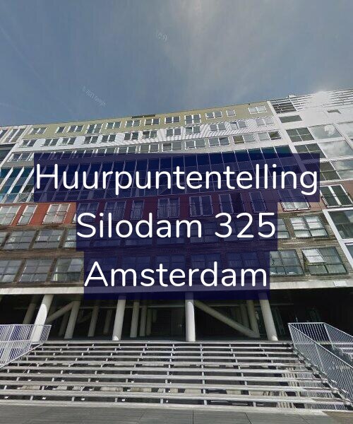 Foto gevel Huurpuntentelling voor Silodam 325, Amsterdam