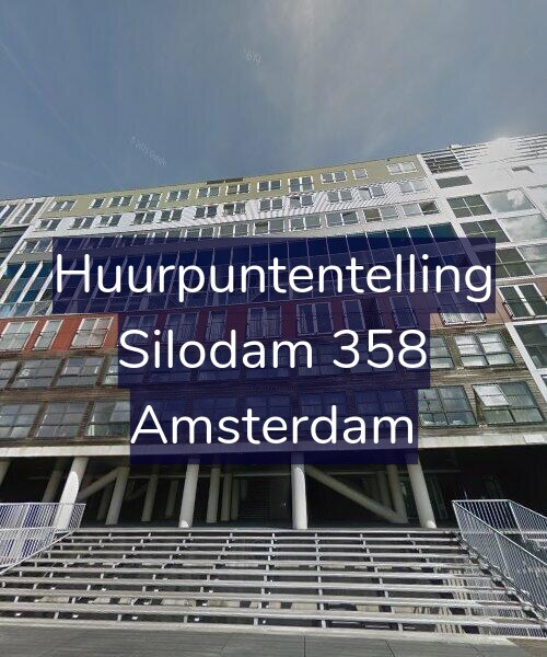 Foto gevel Huurpuntentelling voor Silodam 358, Amsterdam