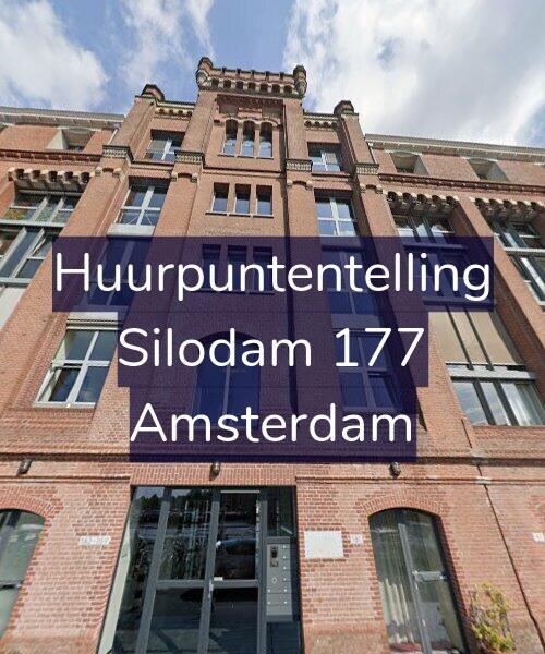 Foto gevel Huurpuntentelling voor Silodam 177, Amsterdam