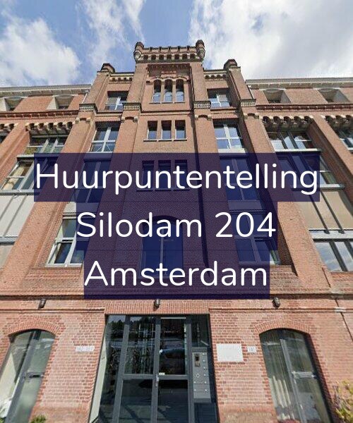 Foto gevel Huurpuntentelling voor Silodam 204, Amsterdam