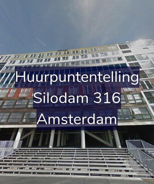 Foto gevel Huurpuntentelling voor Silodam 316, Amsterdam