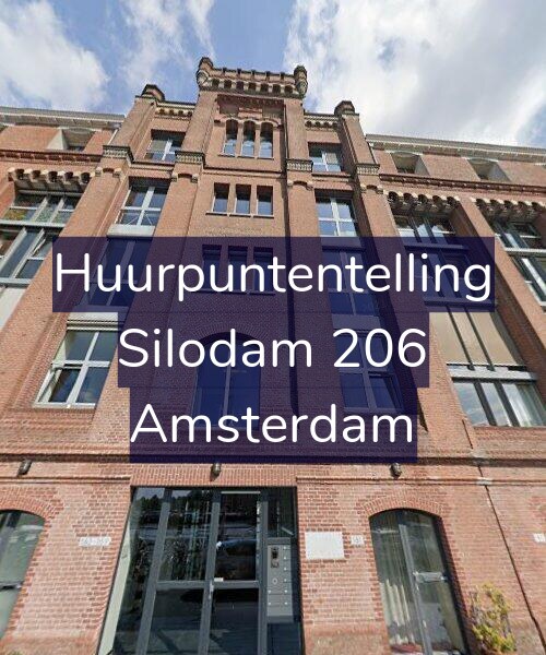 Foto gevel Huurpuntentelling voor Silodam 206, Amsterdam