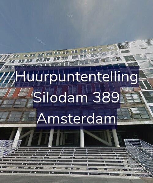 Foto gevel Huurpuntentelling voor Silodam 389, Amsterdam