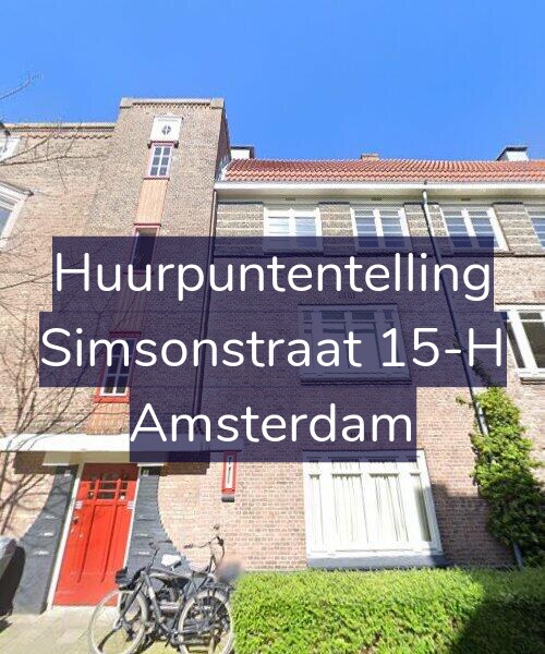 Foto gevel Huurpuntentelling voor Simsonstraat 15-H, Amsterdam