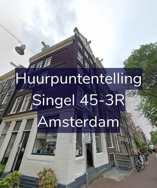 Foto gevel Huurpuntentelling voor Singel 45-3R, Amsterdam