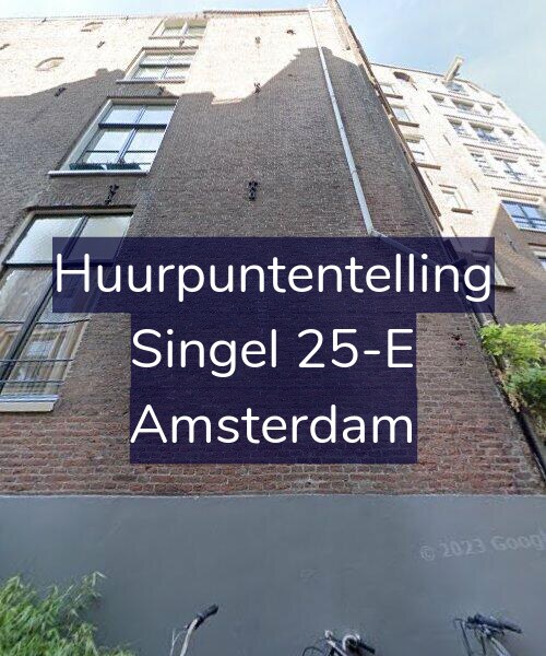 Foto gevel Huurpuntentelling voor Singel 25-E, Amsterdam