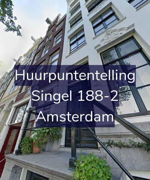 Foto gevel Huurpuntentelling voor Singel 188-2, Amsterdam