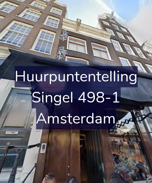 Foto gevel Huurpuntentelling voor Singel 498-1, Amsterdam