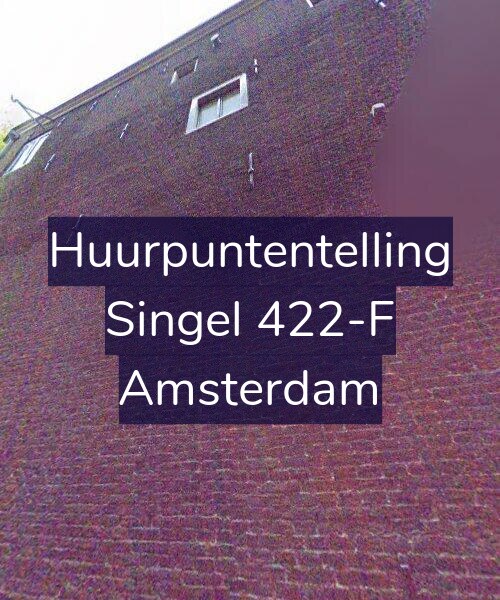 Foto gevel Huurpuntentelling voor Singel 422-F, Amsterdam
