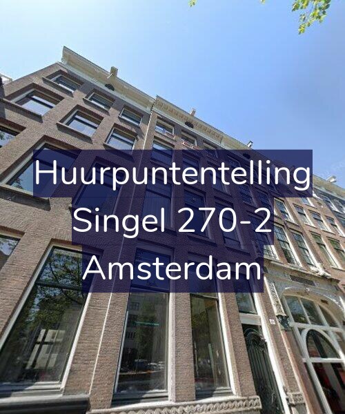 Foto gevel Huurpuntentelling voor Singel 270-2, Amsterdam