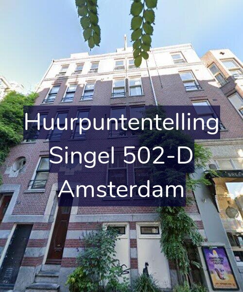 Foto gevel Huurpuntentelling voor Singel 502-D, Amsterdam