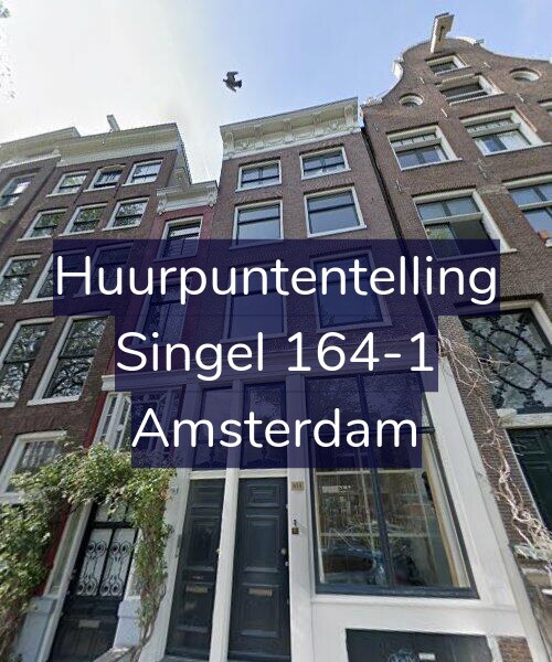 Foto gevel Huurpuntentelling voor Singel 164-1, Amsterdam
