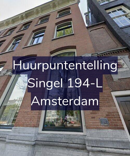 Foto gevel Huurpuntentelling voor Singel 194-L, Amsterdam