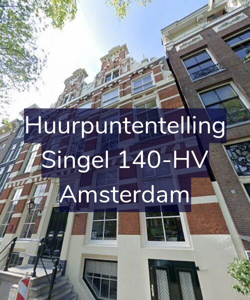 Foto gevel Huurpuntentelling voor Singel 140-HV, Amsterdam