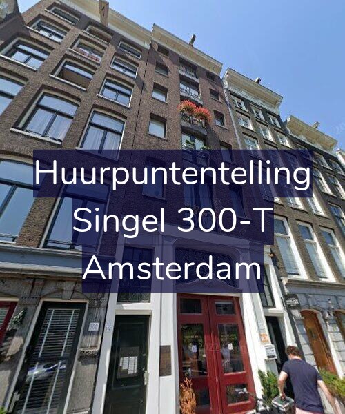 Foto gevel Huurpuntentelling voor Singel 300-T, Amsterdam