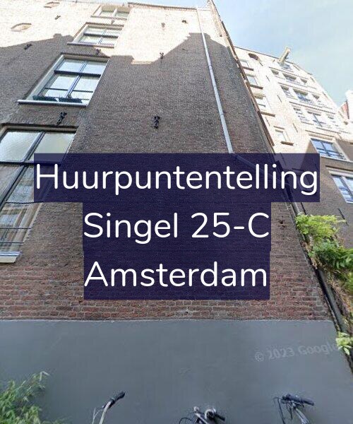 Foto gevel Huurpuntentelling voor Singel 25-C, Amsterdam