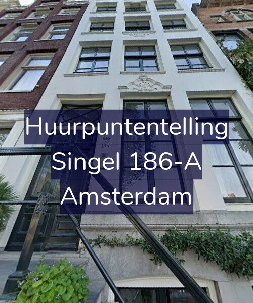 Foto gevel Huurpuntentelling voor Singel 186-A, Amsterdam