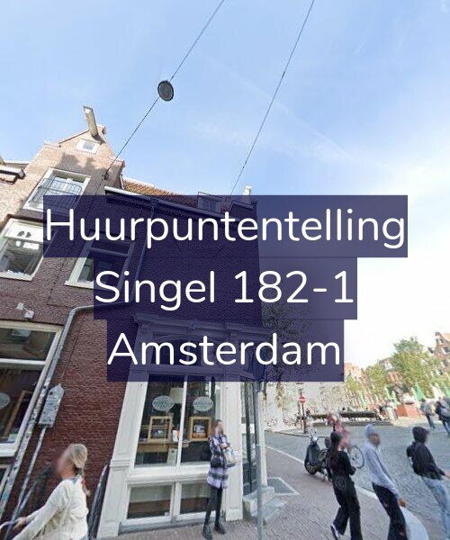 Foto gevel Huurpuntentelling voor Singel 182-1, Amsterdam