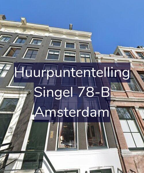 Foto gevel Huurpuntentelling voor Singel 78-B, Amsterdam
