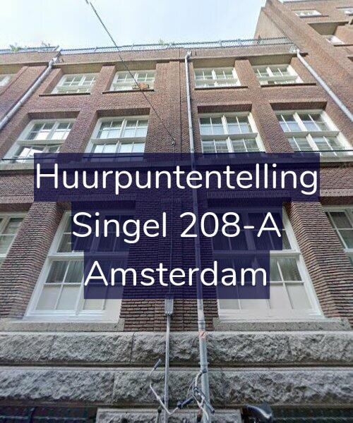 Foto gevel Huurpuntentelling voor Singel 208-A, Amsterdam