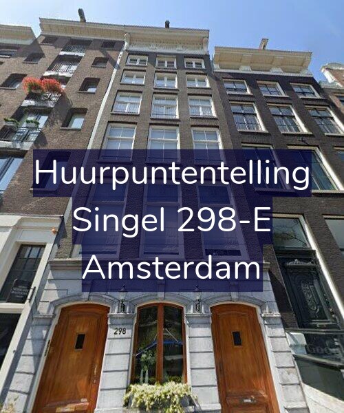 Foto gevel Huurpuntentelling voor Singel 298-E, Amsterdam