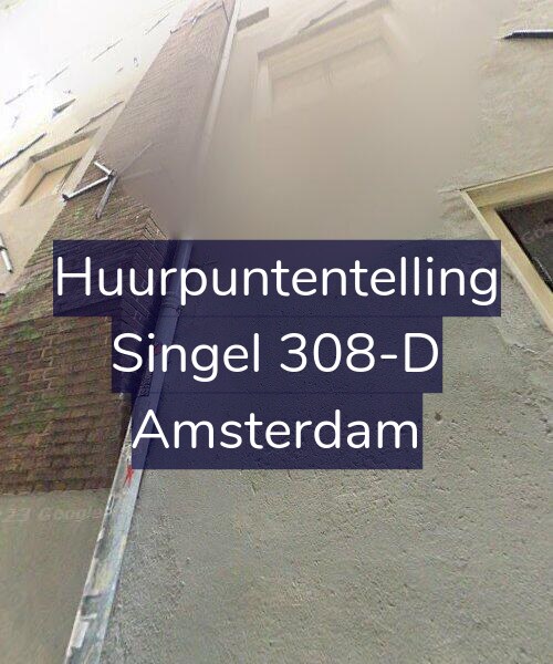Foto gevel Huurpuntentelling voor Singel 308-D, Amsterdam