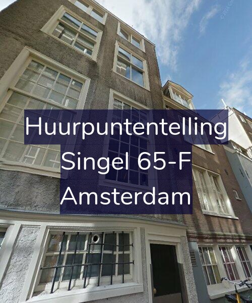 Foto gevel Huurpuntentelling voor Singel 65-F, Amsterdam