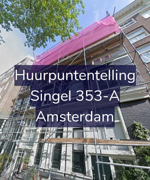 Foto gevel Huurpuntentelling voor Singel 353-A, Amsterdam