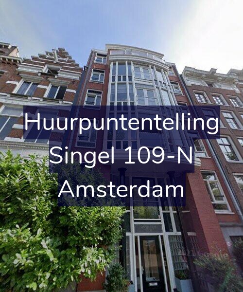 Foto gevel Huurpuntentelling voor Singel 109-N, Amsterdam