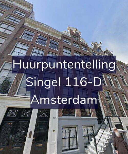 Foto gevel Huurpuntentelling voor Singel 116-D, Amsterdam