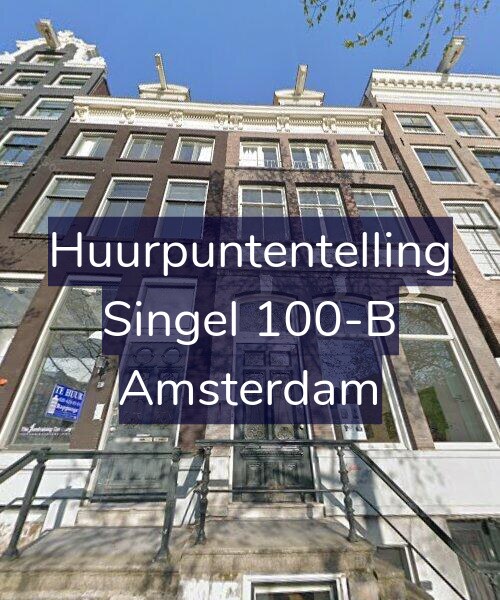 Foto gevel Huurpuntentelling voor Singel 100-B, Amsterdam
