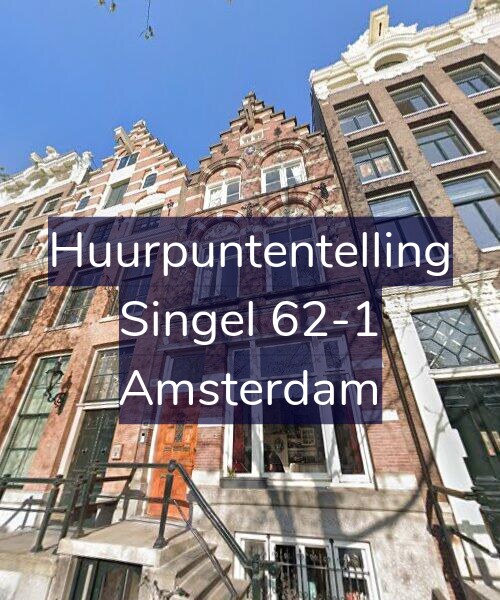 Foto gevel Huurpuntentelling voor Singel 62-1, Amsterdam