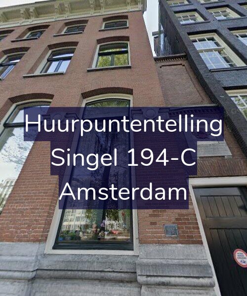 Foto gevel Huurpuntentelling voor Singel 194-C, Amsterdam