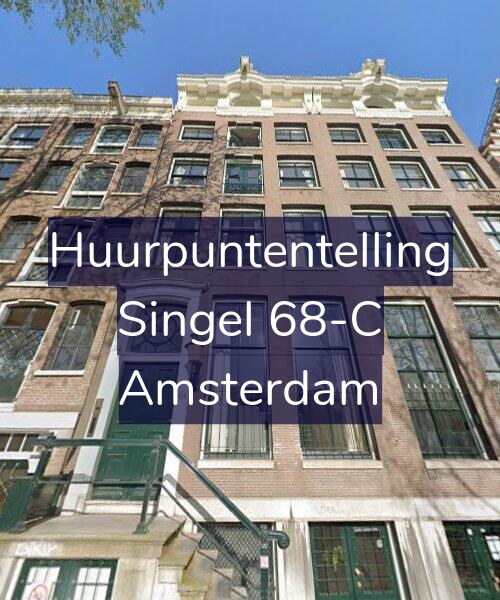 Foto gevel Huurpuntentelling voor Singel 68-C, Amsterdam