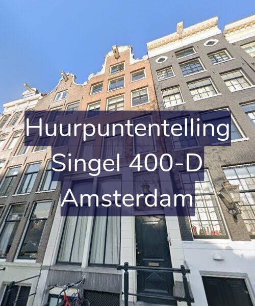 Foto gevel Huurpuntentelling voor Singel 400-D, Amsterdam